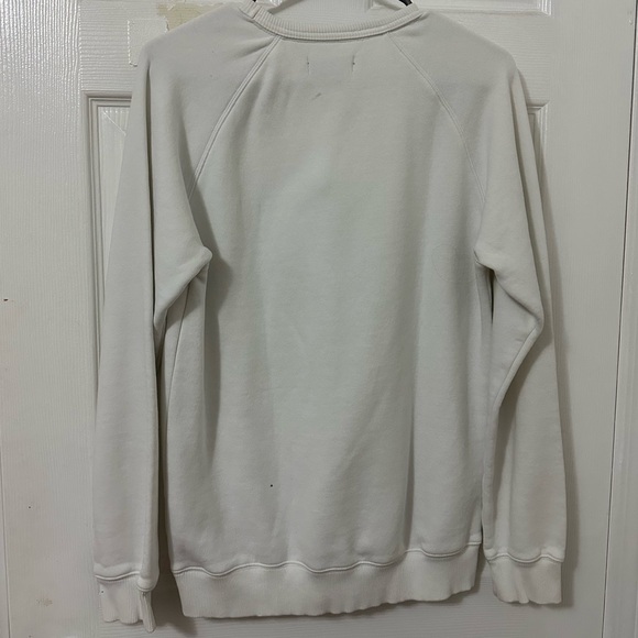 White adidas original sweatshirt with black trefoil. Size small - Picture 2 of 3